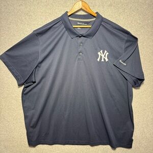 New York Yankees- Reebok Men's Dark Blue Polo Shirt